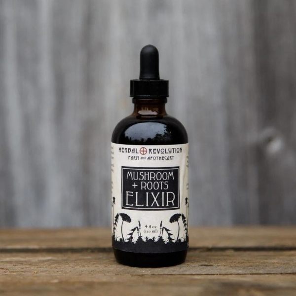 Mushroom + Roots Elixir- 4 oz.