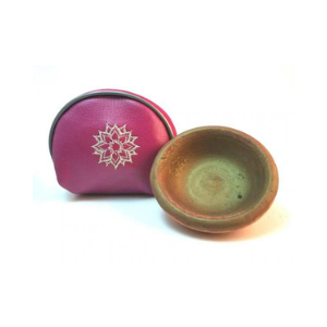 Jolie Maroc Pomegranate & Poppy Petal Lipstain-Rose Pouch