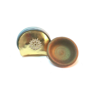 Jolie Maroc Pomegranate & Poppy Petal Lipstain- Gold Pouch