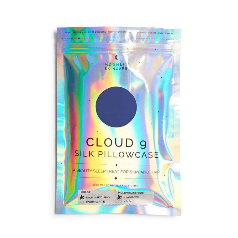 Cloud 9 Silk Pillowcase (Night-Sky Navy) (King Size)