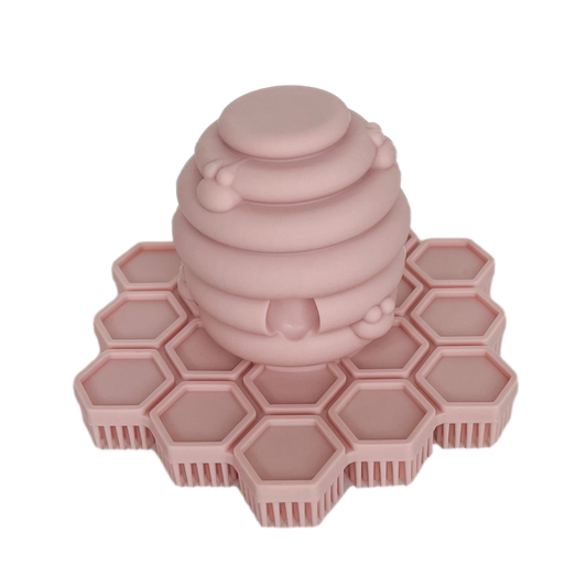 ScrubBEE Multipurpose Silicone Scrubber (Rose)