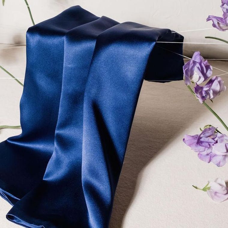 Cloud 9 Silk Pillowcase (Night-Sky Navy) (King Size)