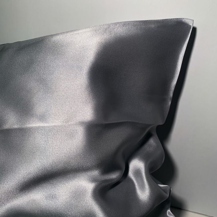 Cloud 9 Silk Pillowcase (Cloudy Grey) (King Size)