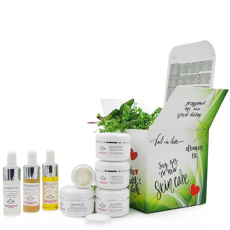Box of Beauty Secrets- Travel Collection of 8 Key Products