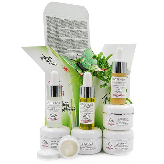 Box of Beauty Secrets- Travel Collection of 8 Key Products