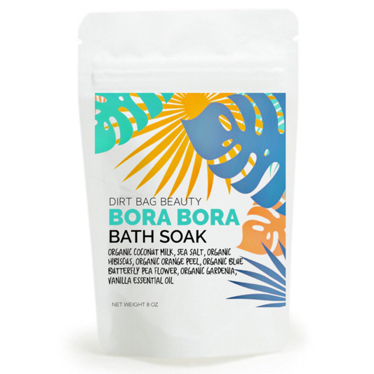 Bora Bora Organic Vegan Bath Soak (Turns bath water blue)