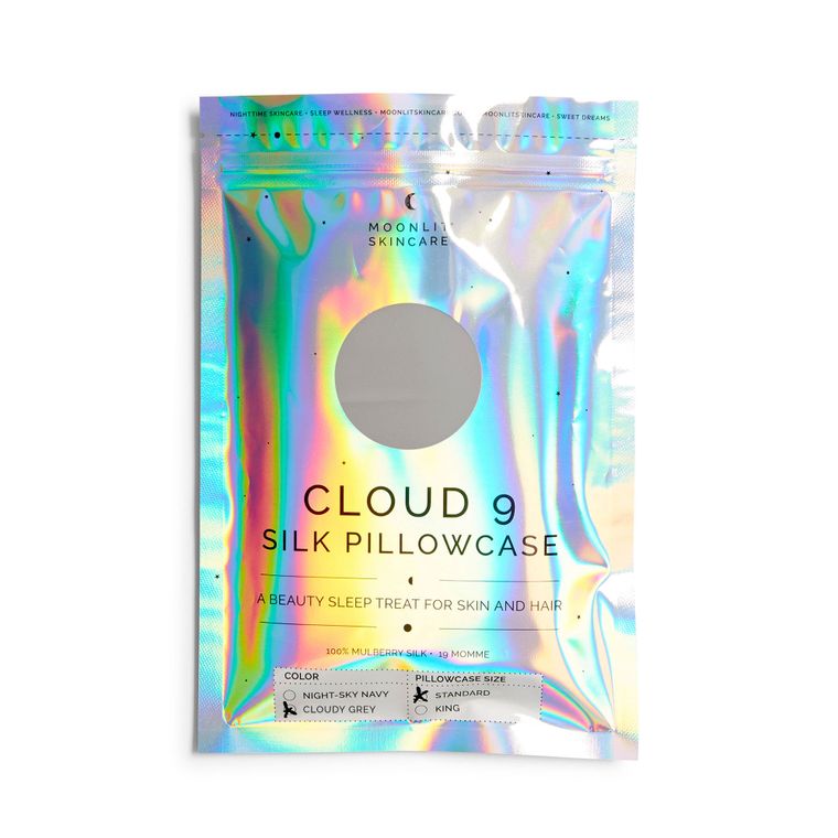 Cloud 9 Silk Pillowcase (Cloudy Grey) (King Size)