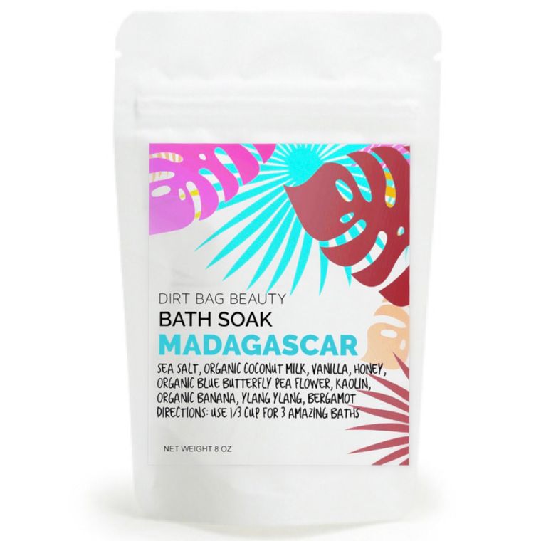 Madagascar All Natural Bath Soak (Turns bath water blue)