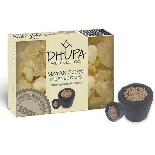 Copal Natural Incense DHUPA Smudge Cups Pack of 6