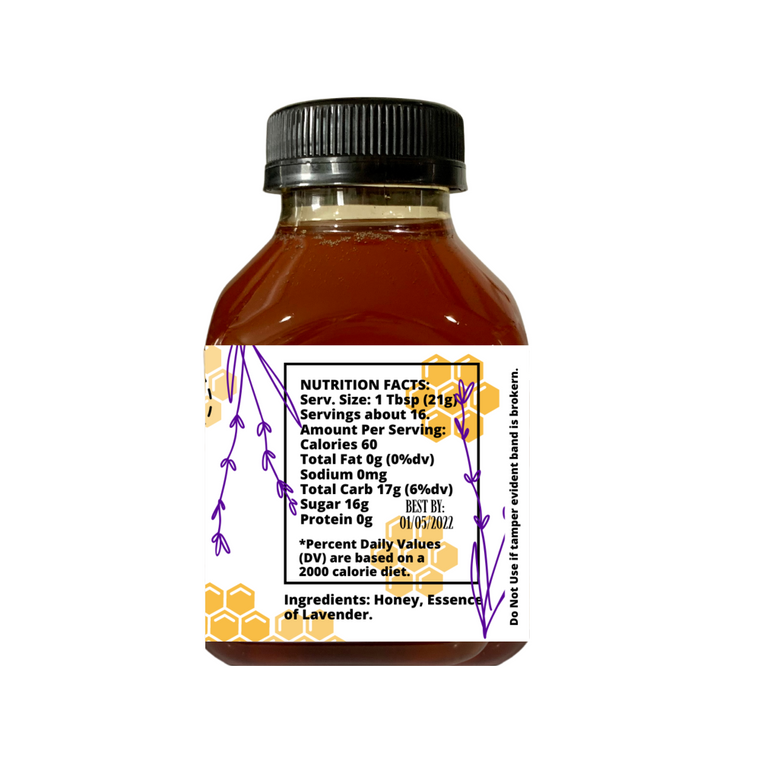 Lavender Infused Wildflower Honey