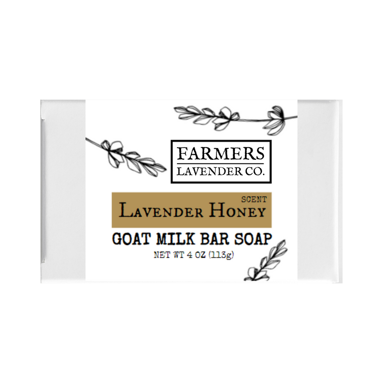 Lavender Honey Goat Milk Bar Soap